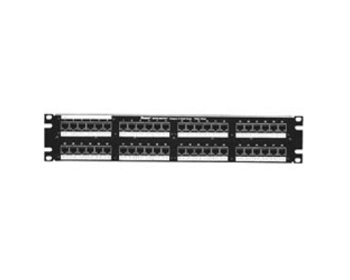 PANDUIT  CP48BLY               Mini-Com Patch Panel 48 Port 2 RU Black