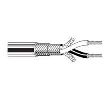 BELDEN BAV  8422 0601000               Multi-Conductor - Two-Conductor, Low-Impedance Cable 2 22 AWG PE CBRD BRD PVC Chrome