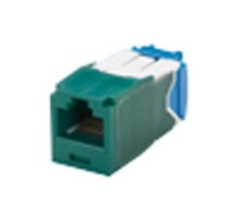 PANDUIT  CJ6X88TGGR-24               Mini-Com UTP RJ45 Cat 6A TG Jack Module Green