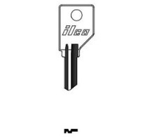 KABA ILCO CORP  1866-10 NP A06  AA28985002              Cylinder Lock Key Blank, Brass, Nickel Plated, 6 Price Group, For Pundra