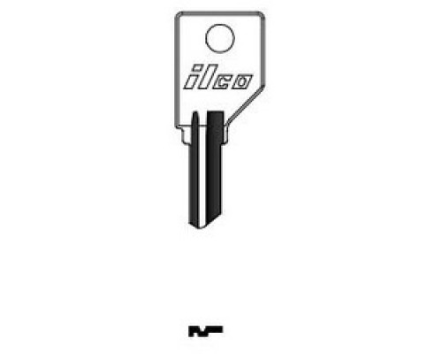 KABA ILCO CORP  1866-10 NP A06  AA28985002              Cylinder Lock Key Blank, Brass, Nickel Plated, 6 Price Group, For Pundra