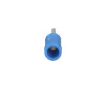PANDUIT  EV14-P47B-Q               StrongHold Pin Terminal, Vinyl Insulated, 16 - 14 AWG, 0.49 pin length., Pack of 25