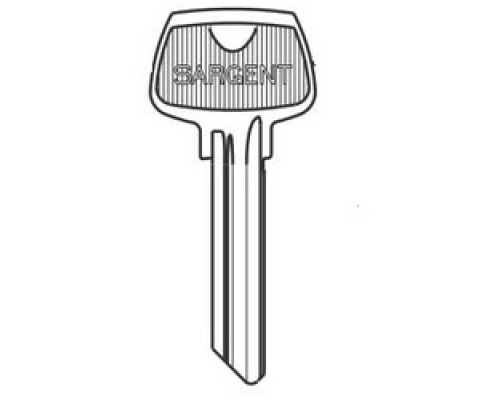SARGENT  6270LH               Cylinder Lock Key Blank, 6-Pin, LH Keyway