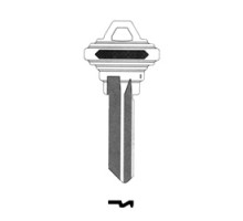 KABA ILCO CORP  101-C-NS NS A30  IAR55253003              Key Blank, Look-Alike, 6-Pin, C Keyway, Natural Nickel Silver, 5 Price Group, For Schlage