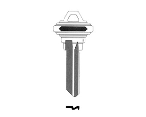 KABA ILCO CORP  101-C-NS NS A30  IAR55253003              Key Blank, Look-Alike, 6-Pin, C Keyway, Natural Nickel Silver, 5 Price Group, For Schlage