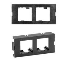 BELDEN  AX101755               MediaFlex MDVO Style Insert 2-port, Angled