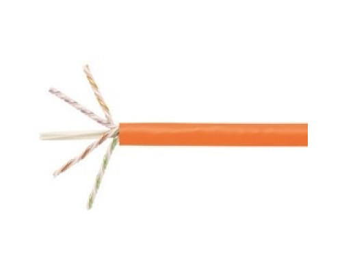 COMMSCOPE SYSTIMAX SOLUTIONS  760107227  2091B ORG C6A 4/23 U/UTP W1000              Copper Cable, GigaSPEED X10D 2091B, Category 6A, 23 AWG, 4 Pair, Unshielded, UTP, Solid Bare Copper Conductor, FEP/PVC, CMP, Plenum Cable, Orange Jacket,