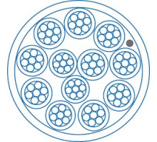 LIBERTY CABLE  L2212-1006-0950               Multi-Conductor Cable, 22 AWG 12 Conductor Stranded Non-Shielded Bare Copper Riser CMR/CL3R/FPLR