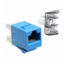 COMMSCOPE  1375055-6               1-Port Modular Jack 110 8W8P UTP T568A/B Category 6 SL Series Blue