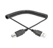 TRIPP LITE U022-006-COIL        USB 2.0 Hi-Speed A/B Coiled Cable M/M , 6 ft.