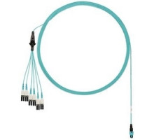 PANDUIT  FXTRP8NUHSNF085               OM3 12-Fiber RndHrnss 1-2Long PLEM 85ft
