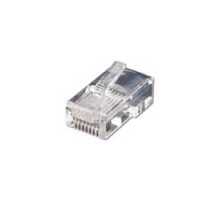 HUBBELL PREMISE WIRING  BRMOD4P25N               MOD PLUG 8POS 8CON, 24 AWG  SLD OR STRNDED .030-.036 INSULO.D. 25/PK ROHS