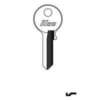 KABA ILCO CORP  VR91AR NP A03  AL30551012              Cylinder Lock Key Blank, Brass, Nickel Plated, 3 Price Group, For Viro