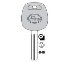 KABA ILCO CORP  TOY50-PT NS  IAX00004653              Vehicle Key Blank, Transponder Key, Special Key Machine, Brass, Nickel Plated, For Lexus/Toyota