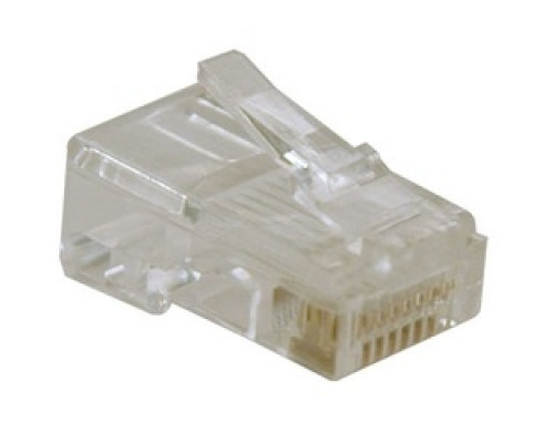 TRIPP LITE  N030-010               RJ45 Plugs for Solid / Stranded Conductor 4-pair Cat5e Cable, 10-Pack