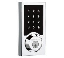 KWIKSET  99160-043  916CNT 500 26 SMT CP TPR RCALFD V2              SmartCode 916 Touchscreen Electronic Deadbolt featuring SmartKey Security and Z-Wave Technology in Polished Chrome