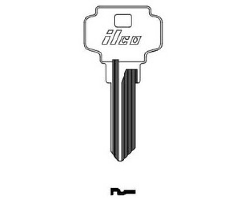 KABA ILCO CORP  DE6-BR-250PK BR A33  IAE00000930              Cylinder Lock Key Blank, Natural Brass, 33 Price Group, For Adams Rite/Dexter/Master, 250 each per Pack