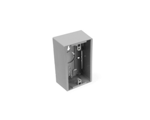 LEVITON  42777-1GA               Surface Mount Backbox, Single Gang, Grey, 1.89