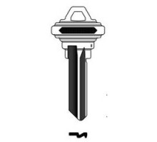 KABA ILCO CORP  101-C NP A01  IAR55253003              Key Blank, Look-Alike, 6-Pin, C Keyway, Brass, Nickel Plated, 1 Price Group, For Schlage