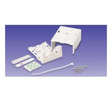 SIEMON COMPANY  MX-SM2-01               Surface Mount Box, 2 Openings, MX, Black