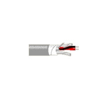 BELDEN 9738 0601000        Multi-Conductor Cable, 24 AWG stranded 7x32 TC conductors, Datalene insulation, twisted pairs, individually shielded with Beldfoil 100% coverage , 24 AWG stranded TC drain wire, overall PVC jacket.