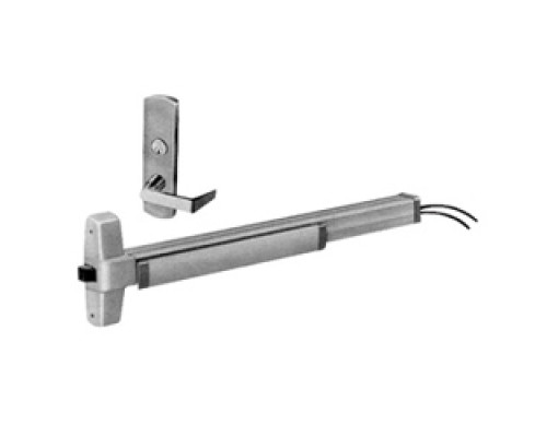 VON DUPRIN  EL99L-F US28 LHR 36               Rim Exit Device, Electric Latch Retraction, Lever Trim, Fire Rated, Left Hand Reverse, Grooved Case, 36