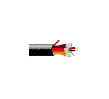 BELDEN BAV  1218B B591000               Multi-Conductor - Flexible, Low-Capacitance Cable 6-Pair 22 AWG FHDPE FS PVC PVC Black, Matte