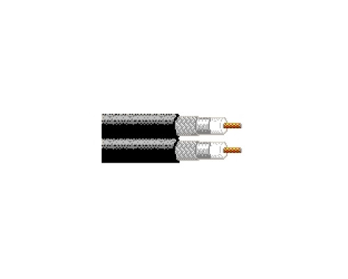 BELDEN BAV  1841A 0101000               Coax - Series 6 2 18 AWG GIFHDLDPE SH FR PVC Black