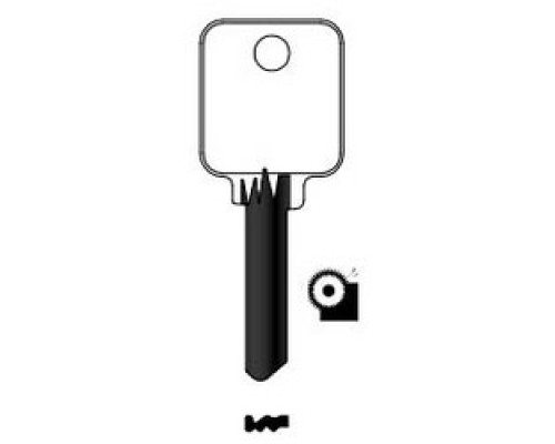 KABA ILCO CORP  1518 NS A31  IAR01337003              Key Blank, Look-Alike, Natural Nickel Silver, 6 Price Group, For Medeco