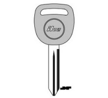 KABA ILCO CORP  B102-P NP A09  AJ00000097              Vehicle Key Blank, Plastic Head, Brass, Nickel Plated, 9 Price Group, For General Motors