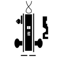 SCHLAGE ALLEGION BRAND  L9092LEL 06A 626 12/24VDC        Door Lock, Electrically Locking, Keyed, 12/24 Volt DC, 2-1/2