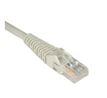 TRIPP LITE N001-100-GY        Cat5e 350MHz Snagless Molded Patch Cable RJ45 M/M - Gray, 100-ft.