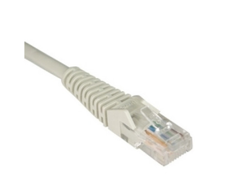 TRIPP LITE N001-100-GY        Cat5e 350MHz Snagless Molded Patch Cable RJ45 M/M - Gray, 100-ft.