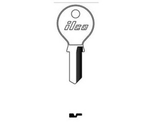 KABA ILCO CORP  HU3 NP A13               Cylinder Lock Key Blank, Brass, Nickel Plated, 13 Price Group, For Huwill