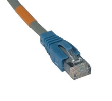 TRIPP LITE N201-100-GY-P        Cat6 Gigabit Plenum-Rated Snagless Molded Patch Cable, RJ45 M/M - Gray, 100-ft.