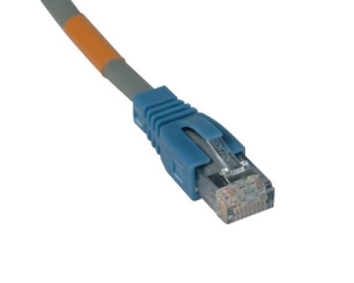 TRIPP LITE N201-100-GY-P        Cat6 Gigabit Plenum-Rated Snagless Molded Patch Cable, RJ45 M/M - Gray, 100-ft.