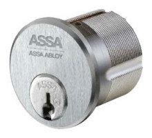 ASSA INC  V6551-1 624 SNS 95               Mortise Cylinder, Twin V-10, Sub-Assembled, #1 Cam, Profile 95, 1-1/8