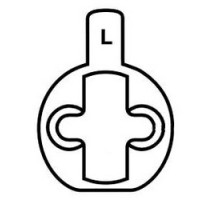 ASSA ABLOY ACCENTRA  1161L               Cylinder Cam, 0.55