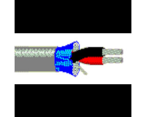 BELDEN BAV  9451WB 010U1000               22-1P STR TNC PP FOIL SHD, PVC JKT CM 300V 60C WATERBLOCK, BLK ROHS