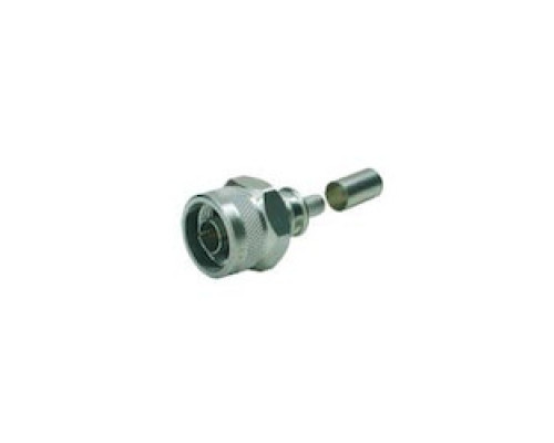 TIMES MICROWAVE  TC-240-NMH-X               TYPE-N MALE STRGHT PLUG 50 OHMCRIMP SLEEVE LOCKING RING NO BRD TRIM FOR LMR-240