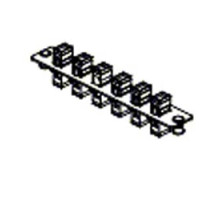 BELDEN  AX101115               Fiber Panel, Commercial, 6 MT-RJ FO ADAPTER STRIP, LOADED SINGLE DENSITY MM/SM, FIBEREXPRESS BLACK