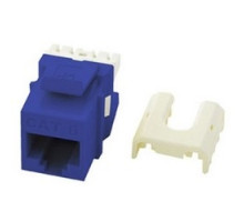 ON-Q/LEGRAND  WP3476BE               Keystone Insert, Quick-Connect, Cat 6, RJ45, 8P8C, 4-Pair, 24 to 22 AWG Wire, T568A/B Wiring, 0.665