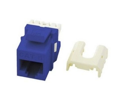 ON-Q/LEGRAND  WP3476BE               Keystone Insert, Quick-Connect, Cat 6, RJ45, 8P8C, 4-Pair, 24 to 22 AWG Wire, T568A/B Wiring, 0.665