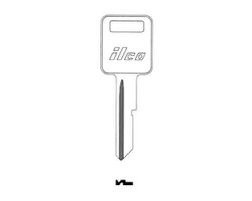 KABA ILCO CORP  B48-NP NP A32  IAE00001442              Vehicle Key Blank, Brass, Nickel Plated, 32 Price Group, For General Motors