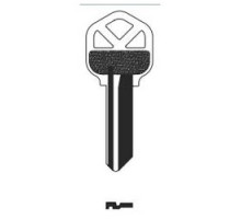 KABA ILCO CORP  1063KW NP A01  IAR44270002              Key Blank, Look-Alike, 5-Pin, Brass, Nickel Plated, 1 Price Group, For Kwikset