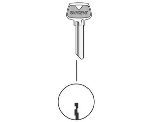 SARGENT  6275LL               Cylinder Lock Key Blank, 6-Pin, LL Keyway