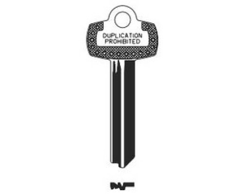 KABA ILCO CORP  1A1TC1 NS A30  IAR00000403              Key Blank, Look-Alike, Natural Nickel Silver, 5 Price Group, For Best/Falcon TC KW