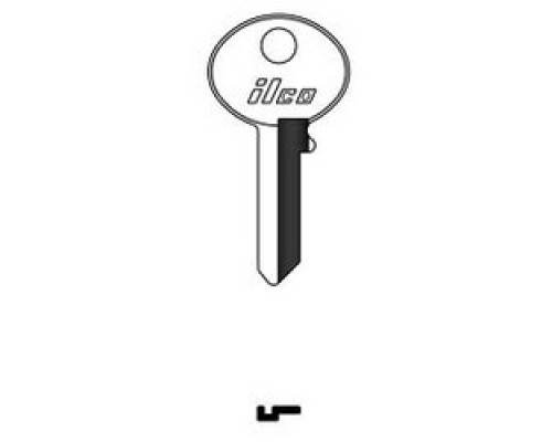 KABA ILCO CORP  1559 NP A08  AA01413002              Security Mail Box Key Blank, Brass, Nickel Plated, 8 Price Group