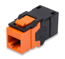 BELDEN  AX104208               1-PORT KEYCONNECT RJ45 COUPLERMODULAR CONNECTOR CAT6+    YELLOW