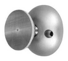 ABH MANUFACTURING  20020 US28               Electromagnetic Door Holder Armature, Satin Aluminum